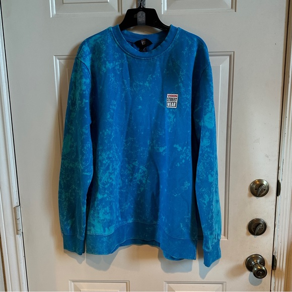 Street Wear Blue Sweatshirt - Picture 2 of 6